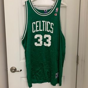Vintage #33 Larry bird Celtics Champion NBA jersey sleeveless